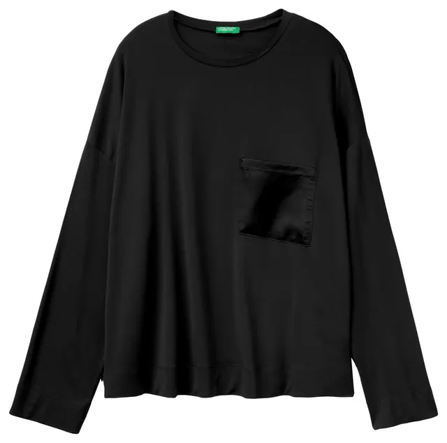 Benetton 3zew3m06p Maglia Pigiama Donna Taglia L Modal