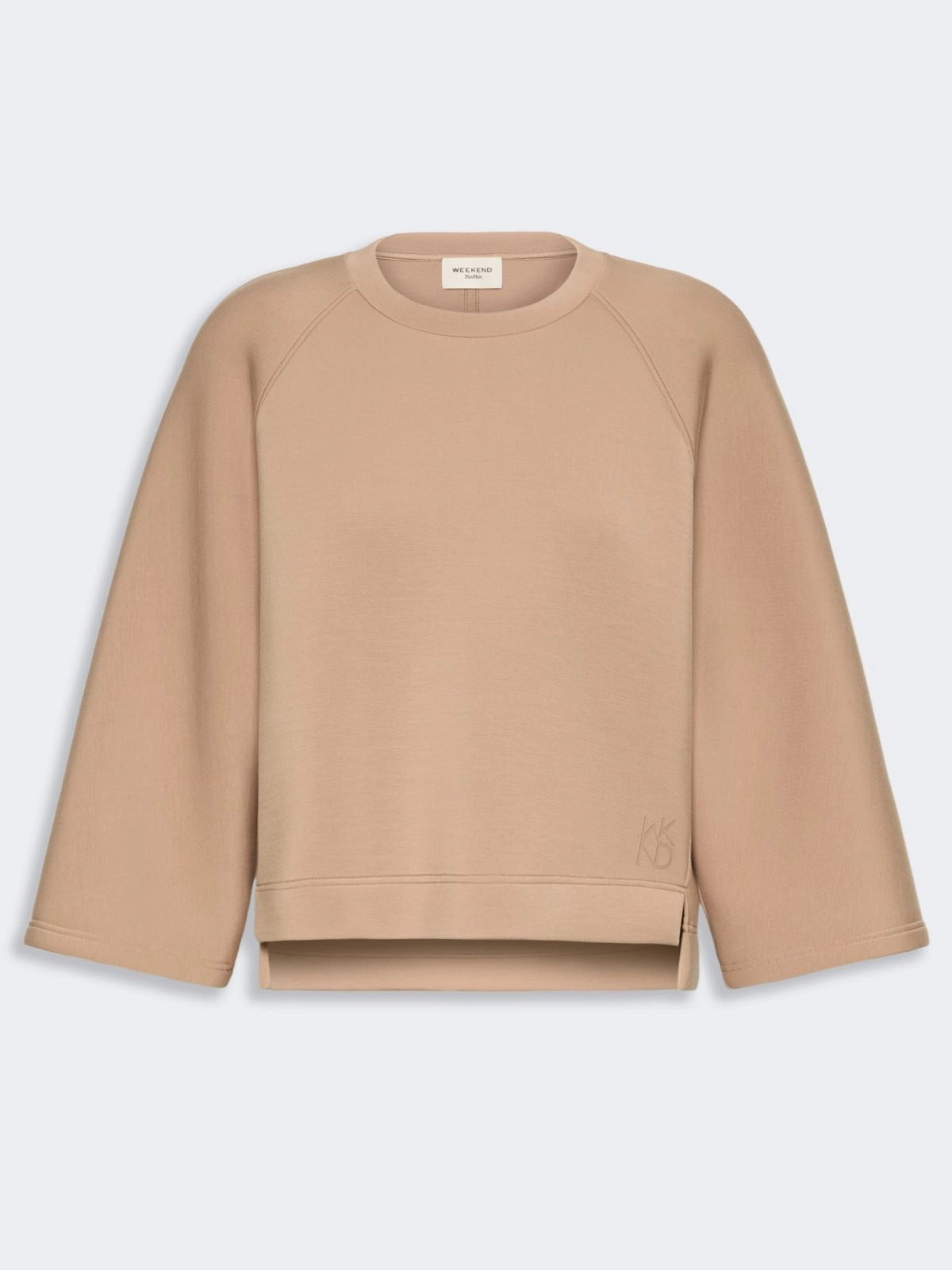 Weekend Max Mara Vasto Felpa Donna Modal Cuoio