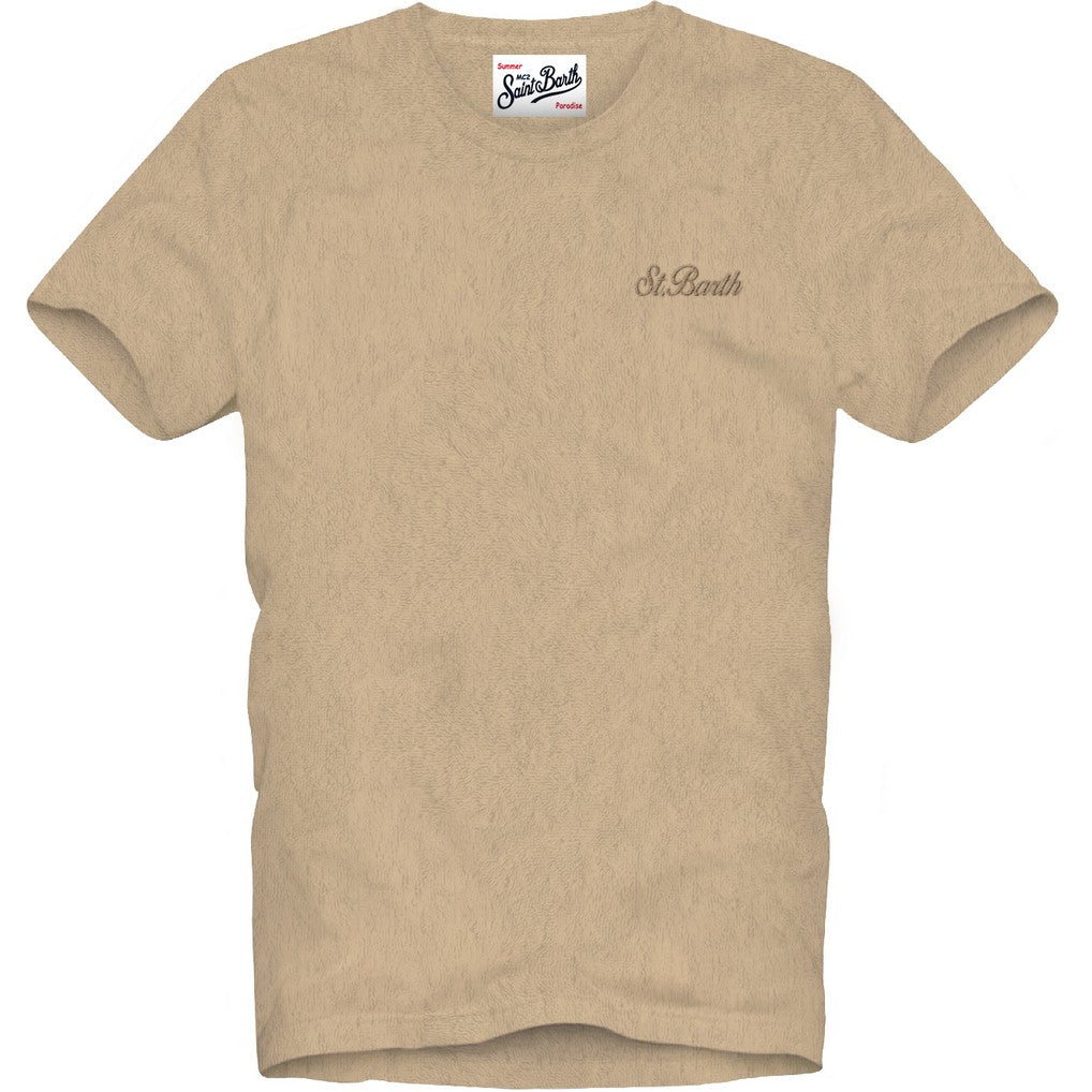 MC2 Saint Barth Gary 01164L T-Shirt Cotone Beige Uomo