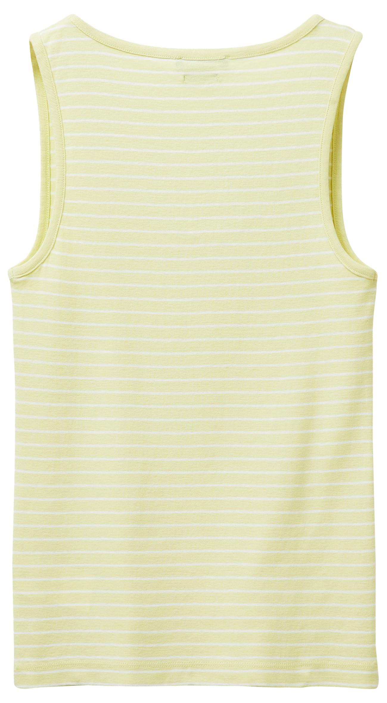 Benetton Canotta Costina Rigata Slim Fit Donna