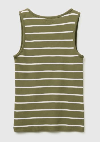 Benetton Canotta Costina Rigata Slim Fit Tinta Unita
