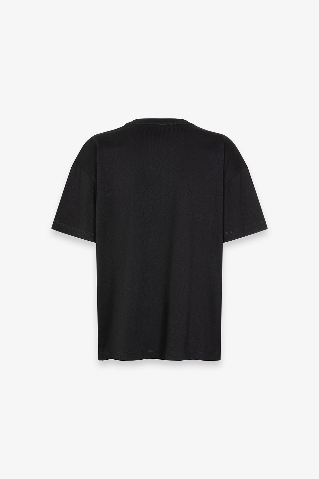 Gaelle Paris GAABW09276 t-shirt donna nera strass logo
