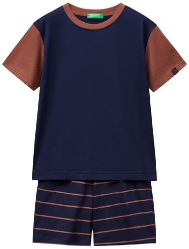 Benetton Intimo e Pigiami Pigiama T-shirt+Short tasca contrasto
