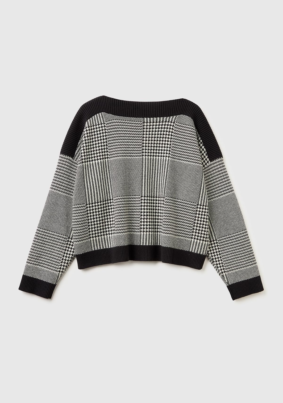 Benetton Maglieria 10ice10ge Maglione Donna XS Principe di Galles