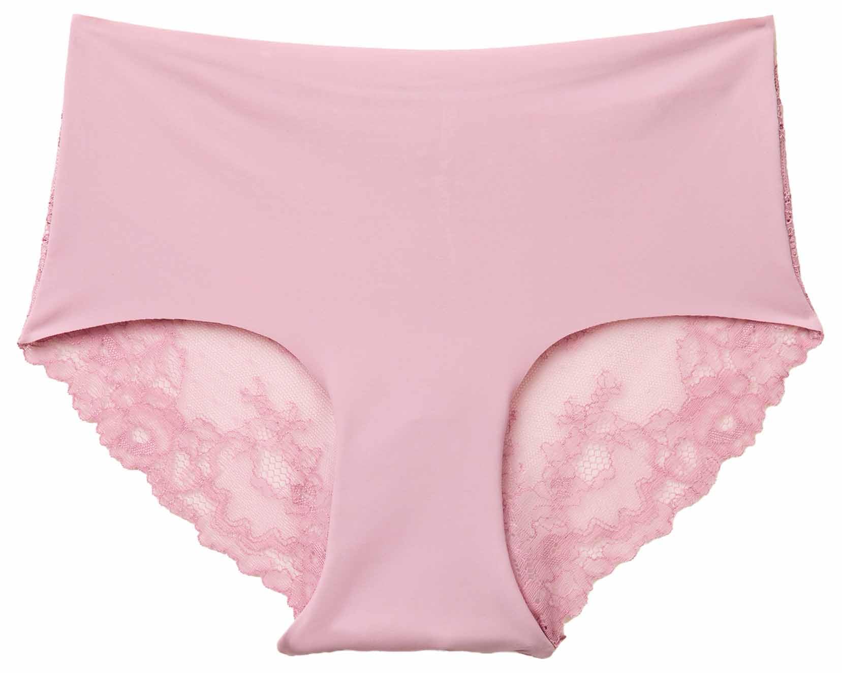 Benetton Coulotte 3LEG1S02I slip marrone XS microfibra pizzo