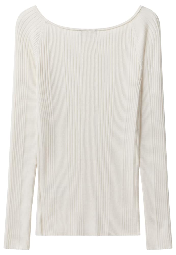 Benetton Maglieria Maglione Donna Viscosa Slim Scollo Ampio M