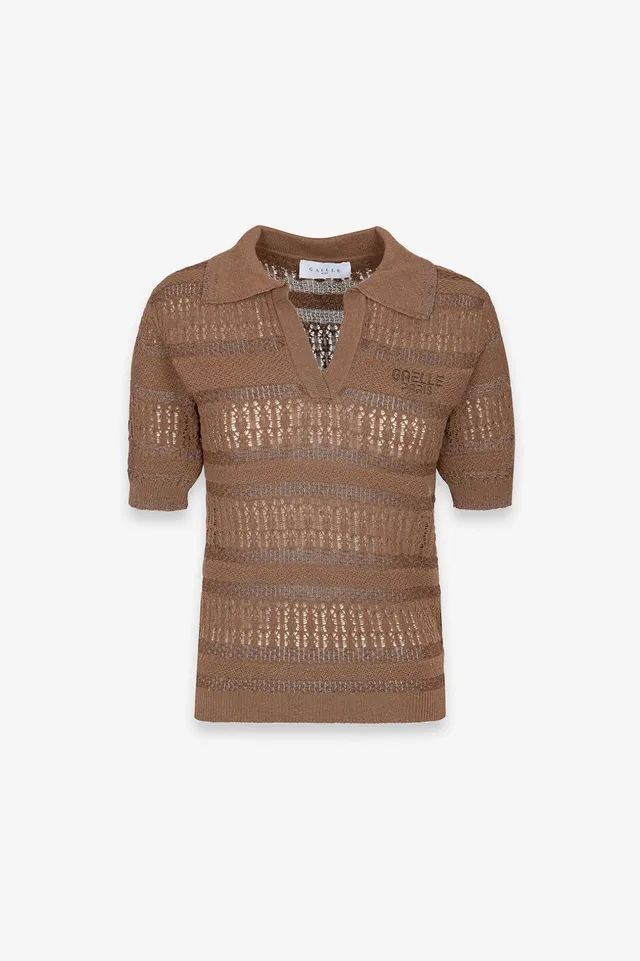 Gaelle Paris GAABW09443 polo donna moka punto moss