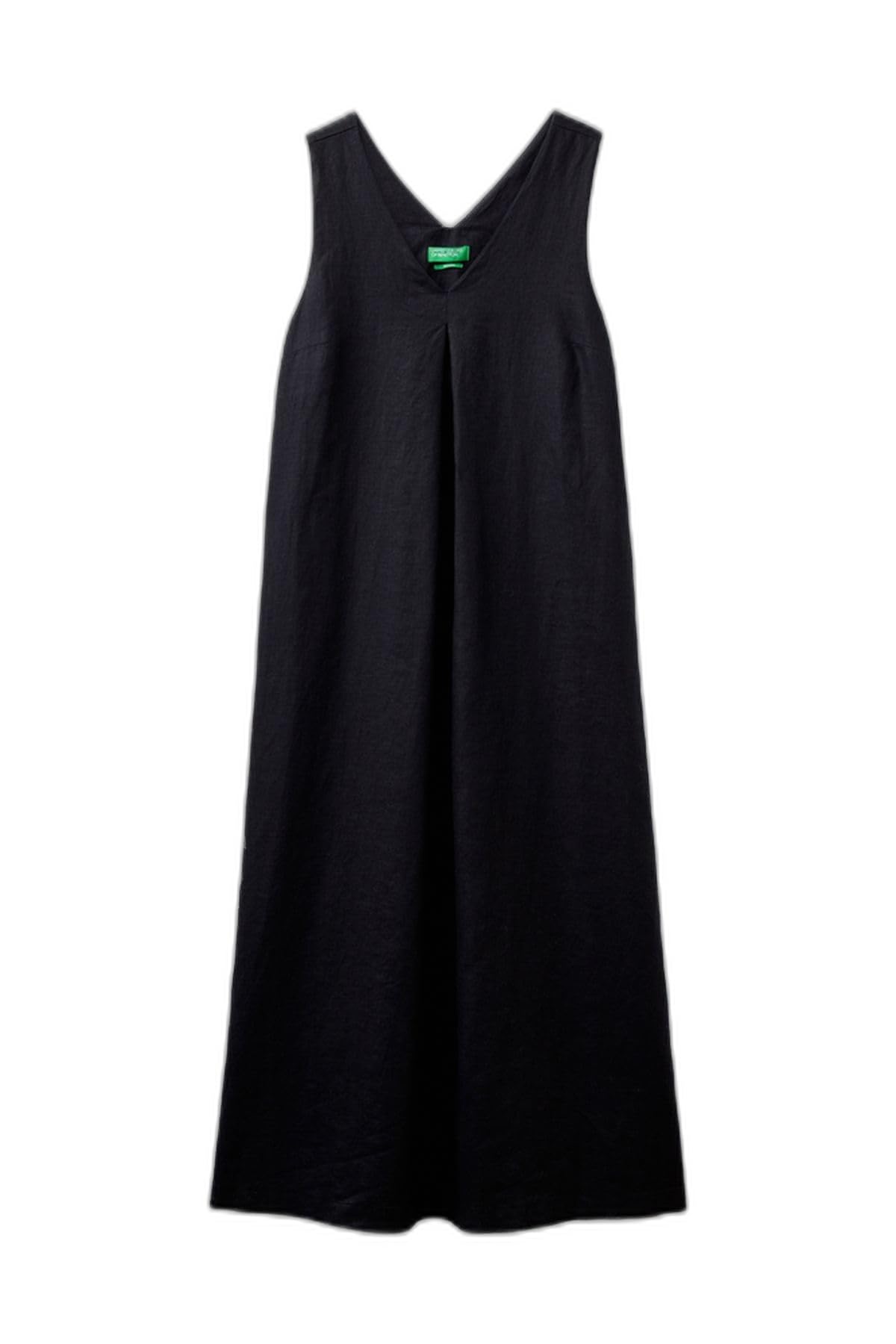 Benetton 4aghdv07c Vestito Donna Linea A Bianco Ottico 101