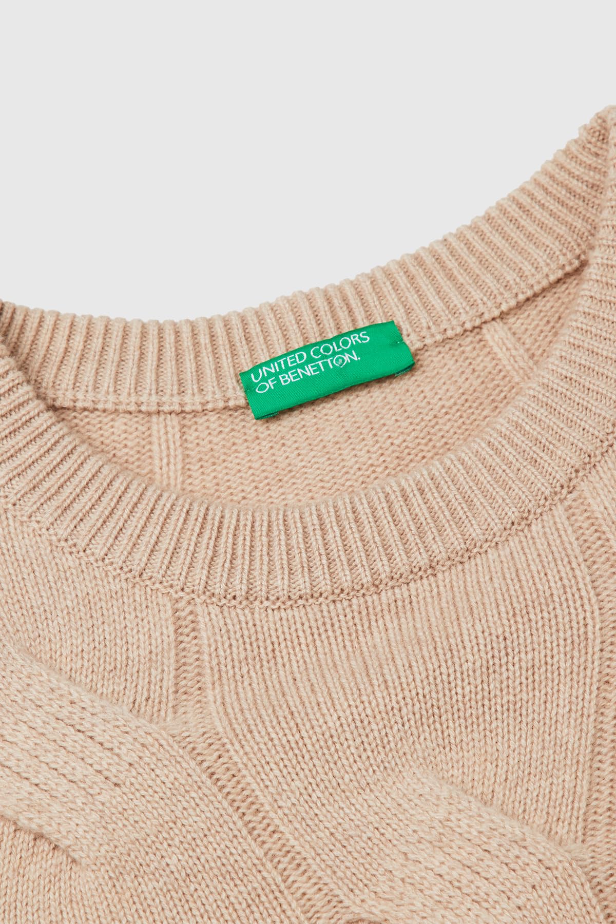 Benetton Maglieria 10K1D10FE Maglione Donna S Losanghe