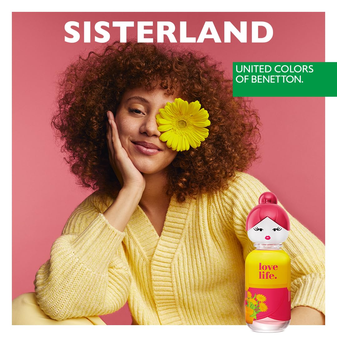 Benetton Sisterland Yellow Peony EDT profumo donna 80ml