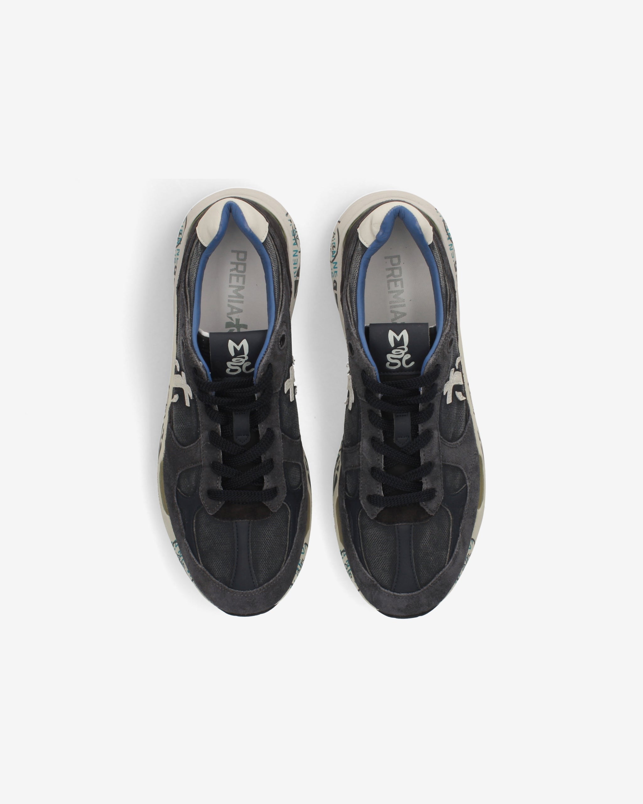 Premiata Mase 8014 sneakers uomo nero pelle