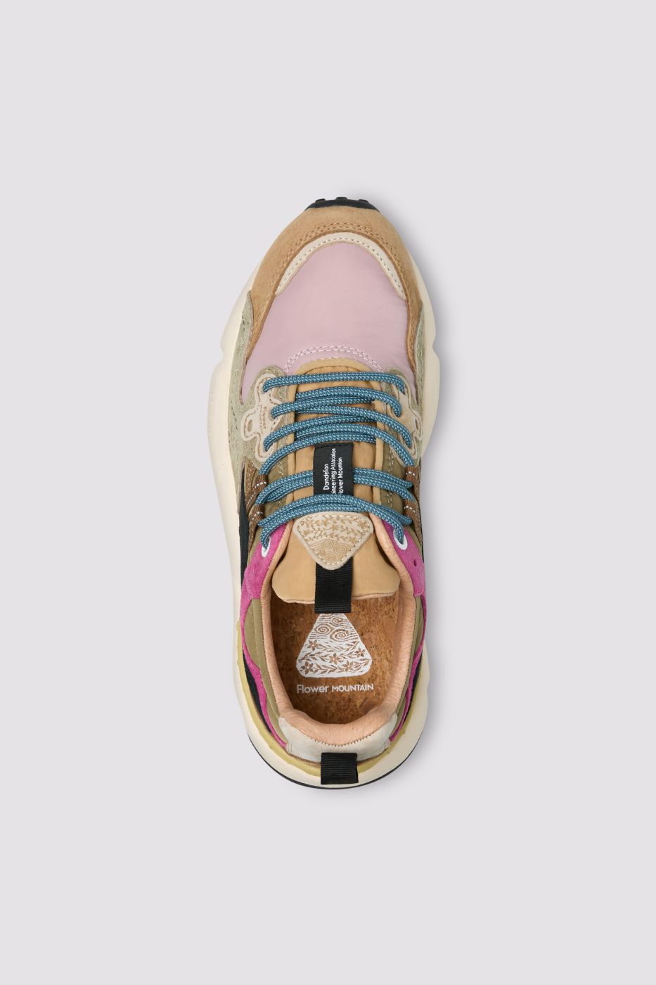Flower Mountain Yamano 3 sneaker donna Tortora suede
