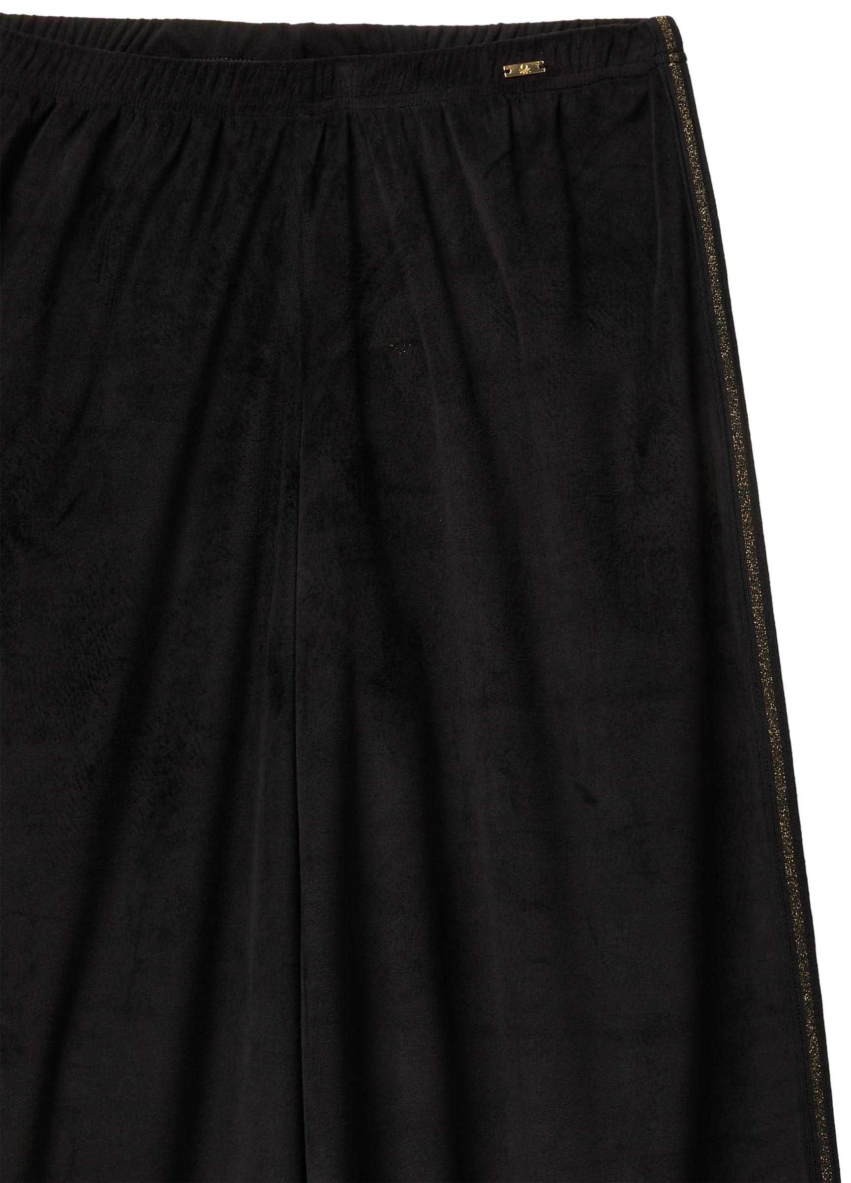 Benetton 3jqa3f04w Pantaloni Donna Nero ciniglia