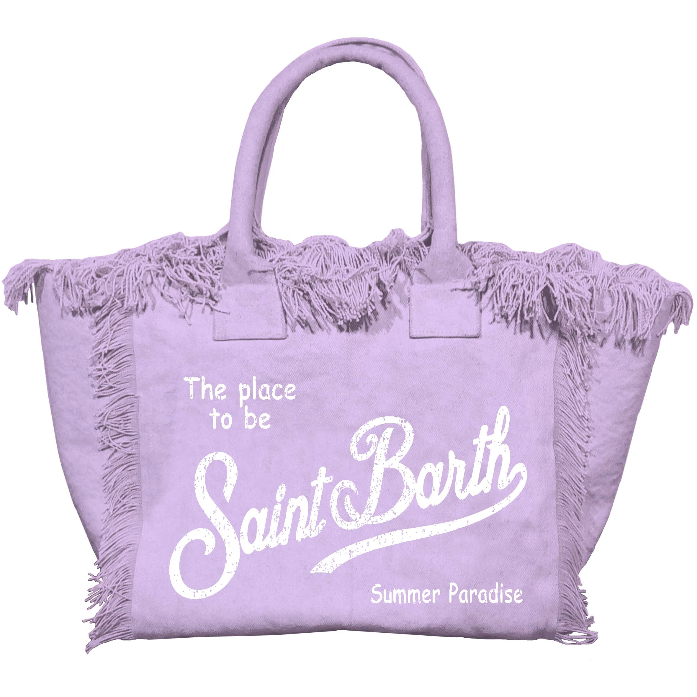 MC2 Saint Barth Vanity 02562L borsa canvas lilla