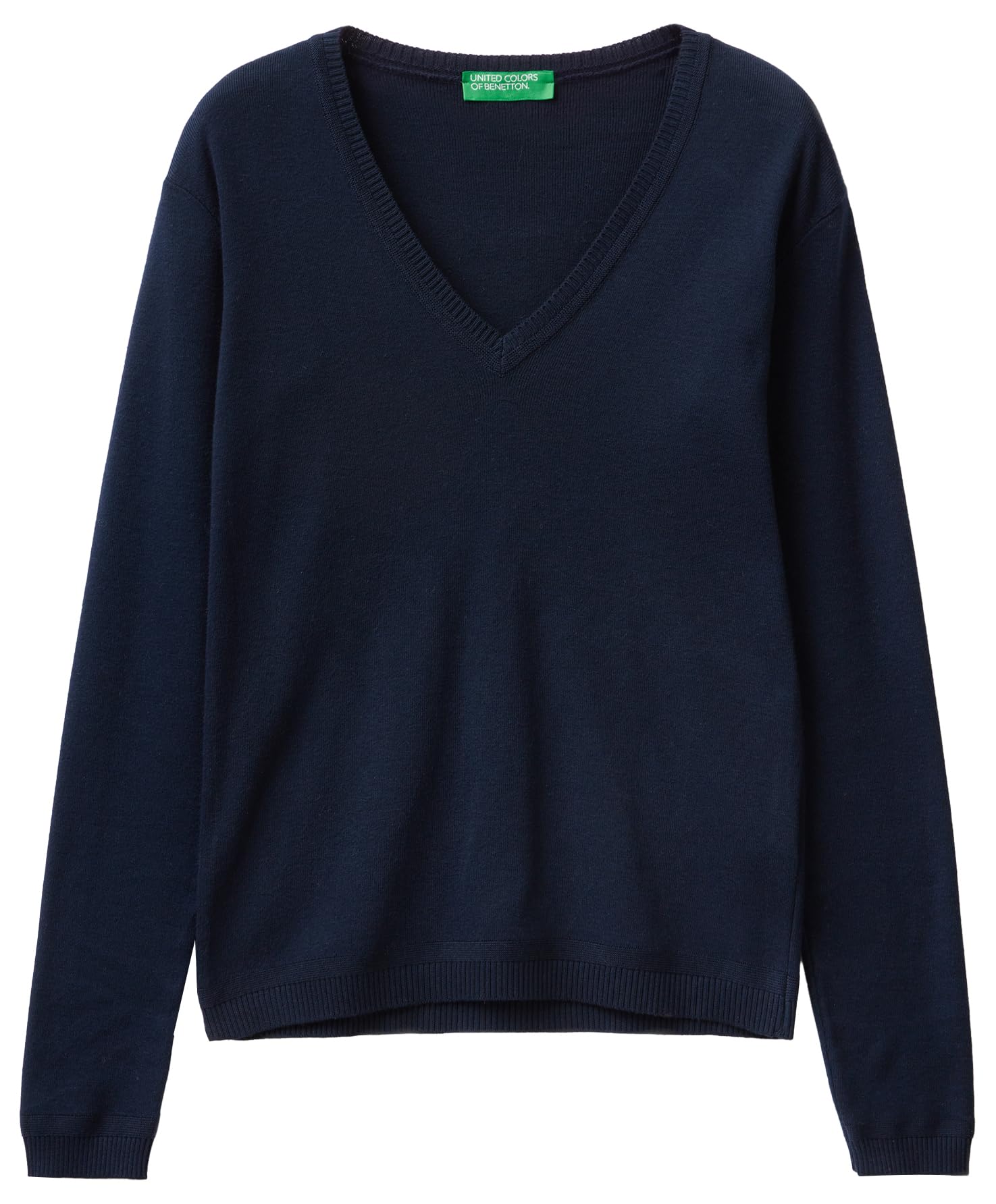Benetton Maglieria 1091d4625 Maglia Scollo V Donna