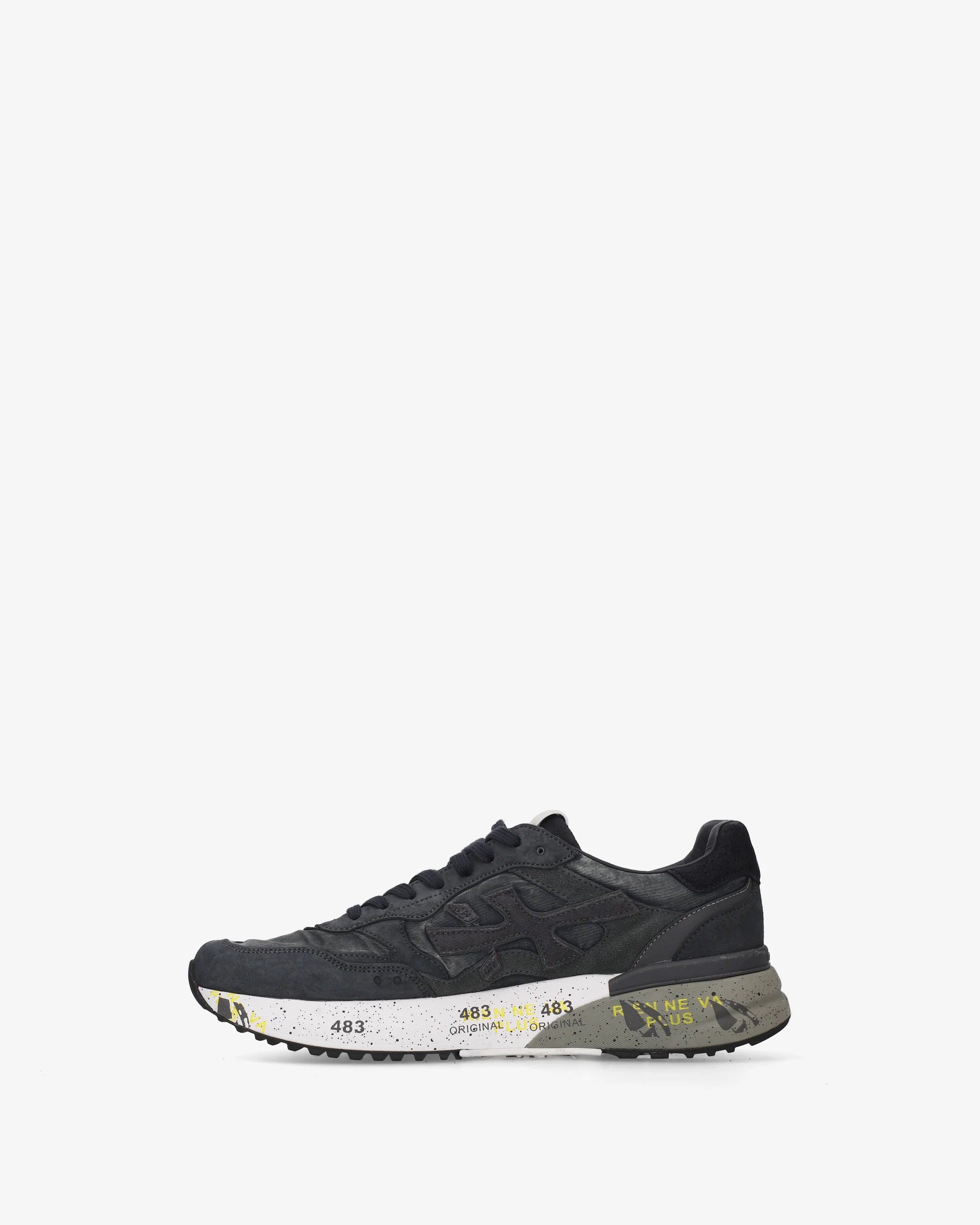 Premiata Mick 8448 sneaker uomo navy suede mesh
