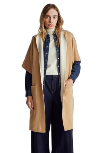 Benetton Gilet Unisex con Cappuccio Taglia M Reversibile