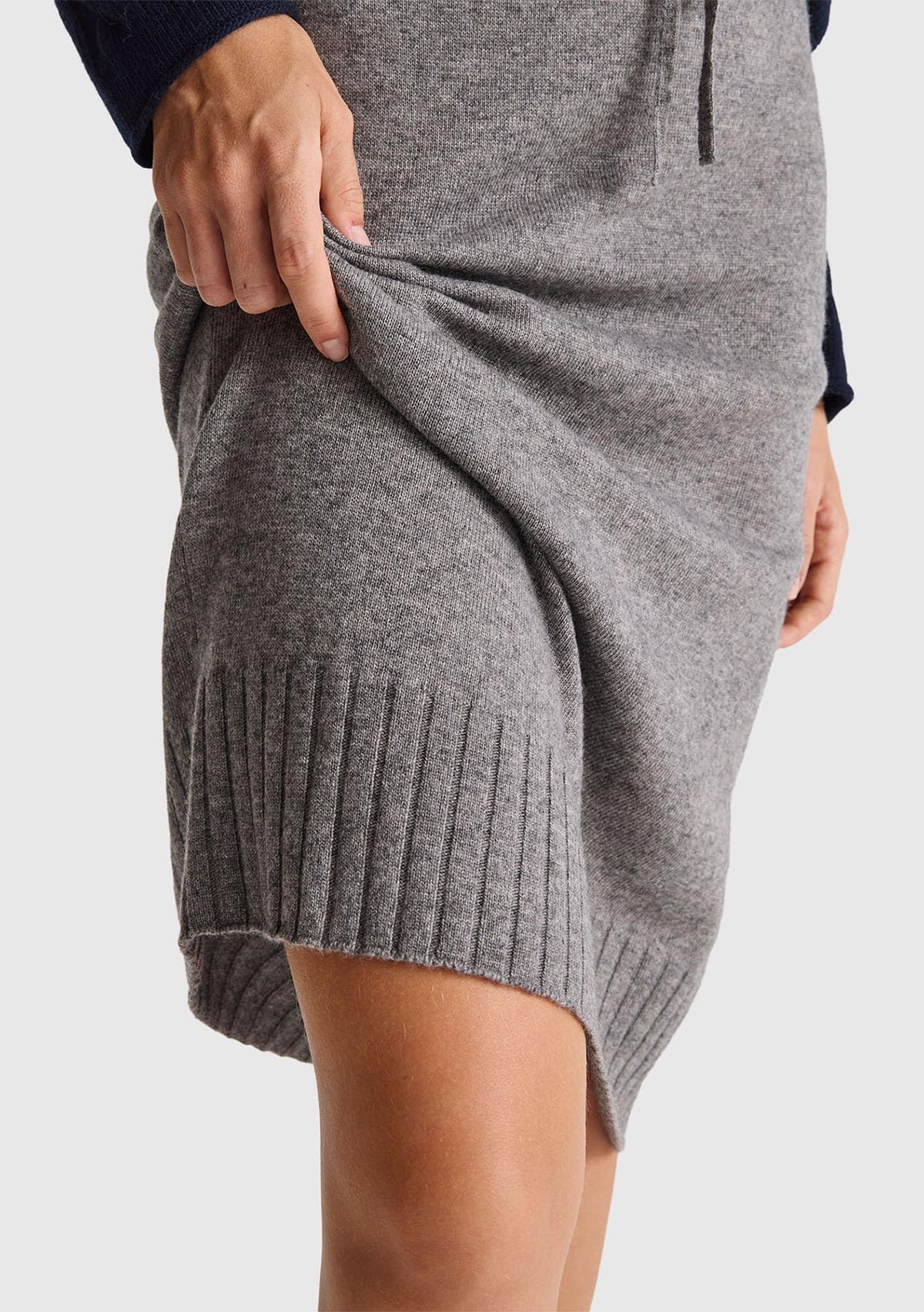 Benetton Gonne gonna donna sotto ginocchio con elastico