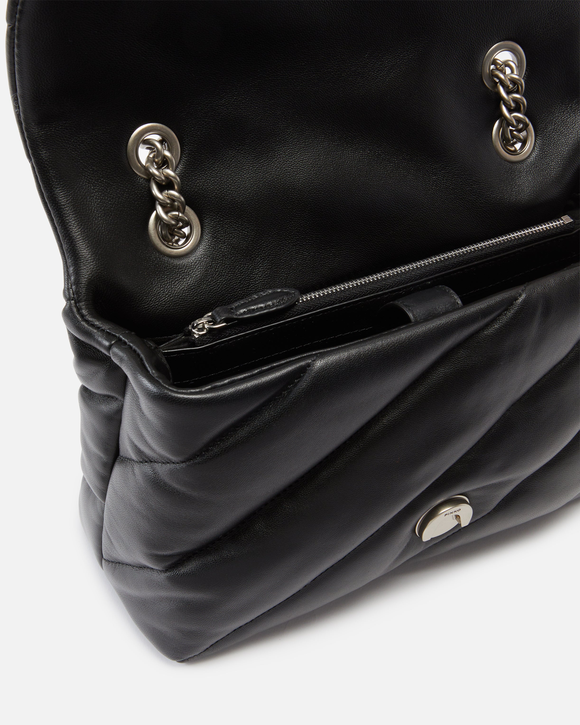 Pinko Love Puff Classic 100038 A0F2 borsa nera trapuntata