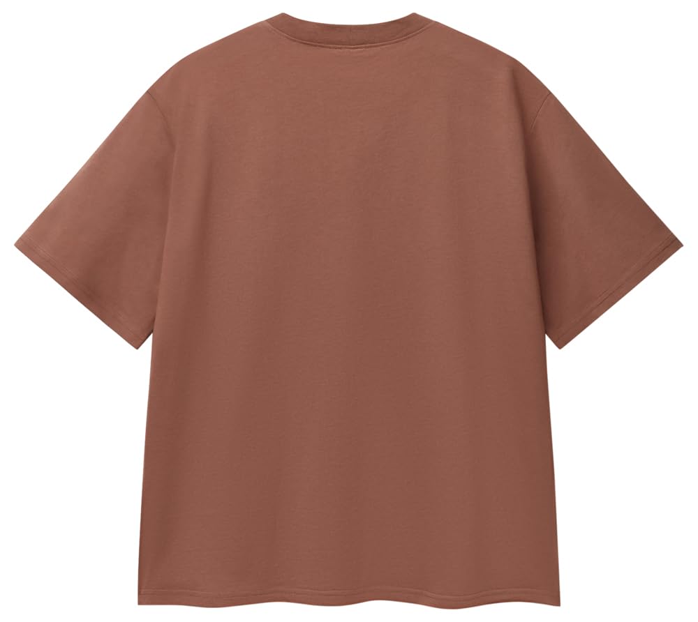 Benetton 30964m01w T-Shirt Pigiama Uomo Marrone M