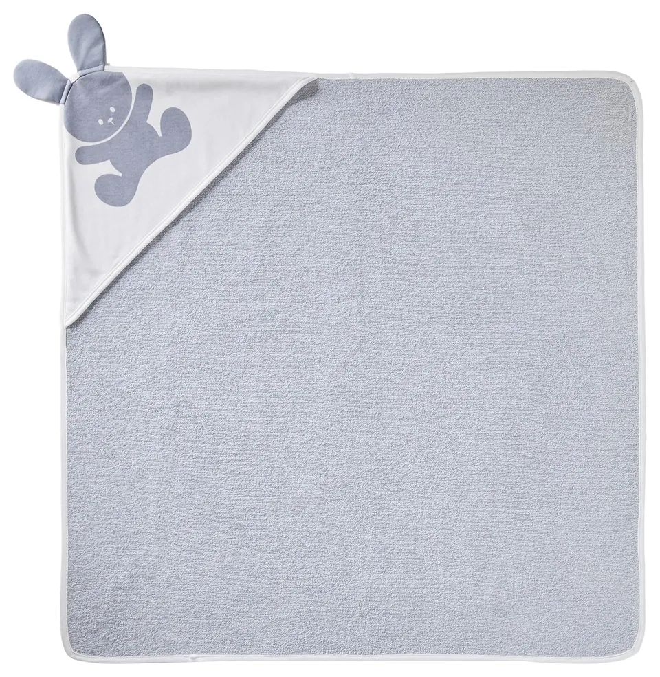 Benetton 6FH3F7113 accappatoio bambino blu spugna cotone