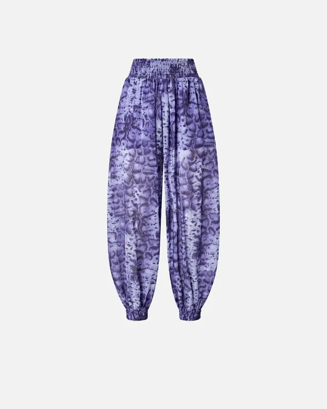Pinko Bore 106845 A3AP Pantaloni Donna Viola Taglia S