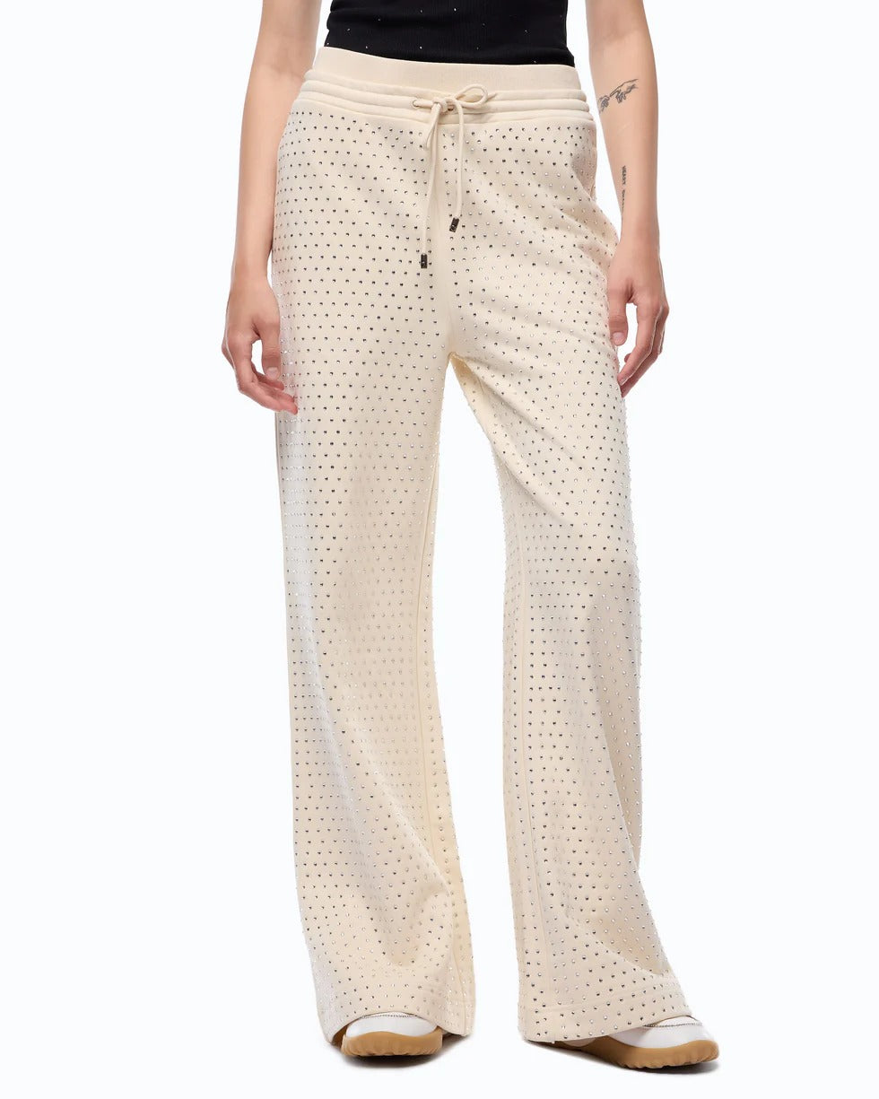 Pinko 107194-A3GT Pantalone Donna Cotone Beige