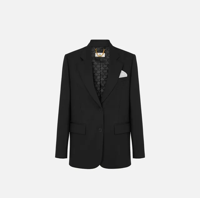 Elisabetta Franchi GI27766E2 Giacca Donna Nero Lana