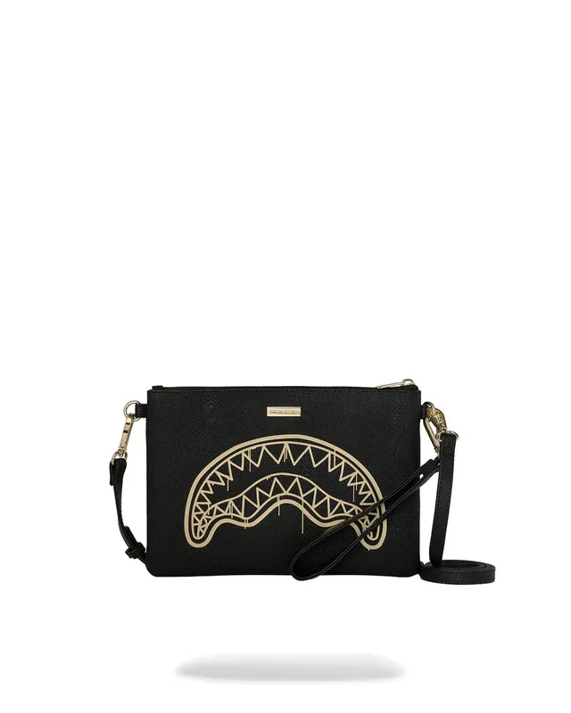 Sprayground 910B8977NSZ Pochette Nero Oro PVC