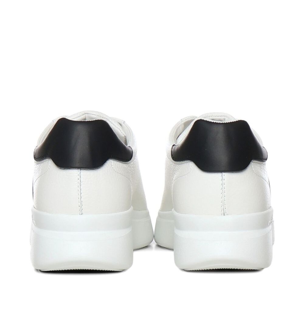 Hogan H580 sneakers uomo bianco nero pelle