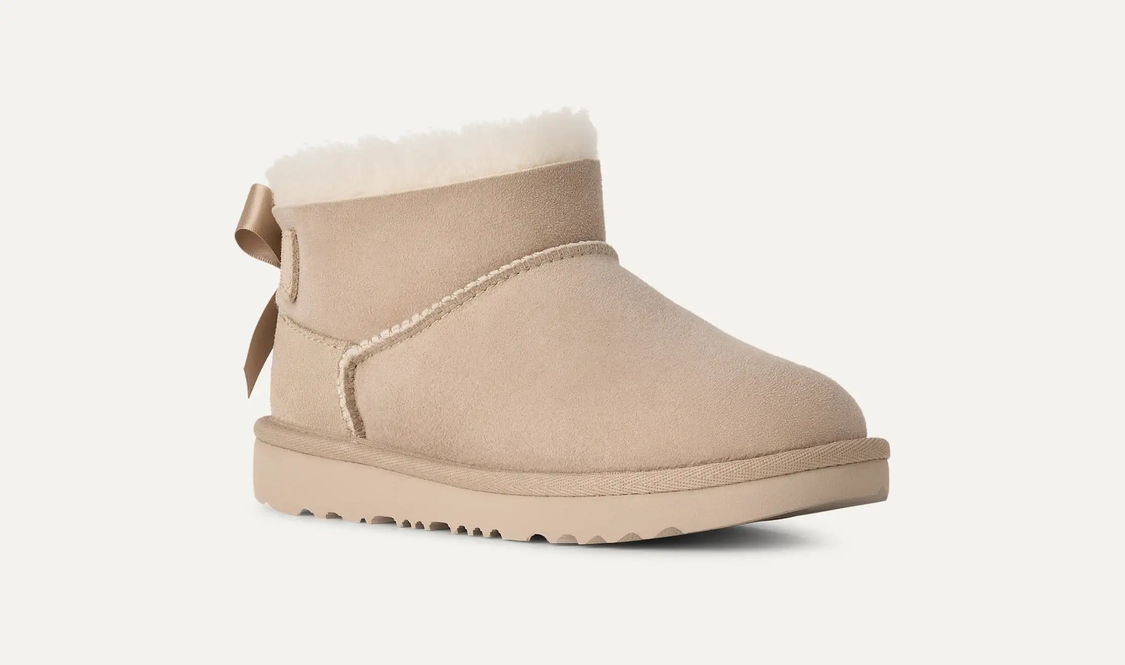 UGG Ultra Mini Bailey Bow 1185920K Scarponcino Sand