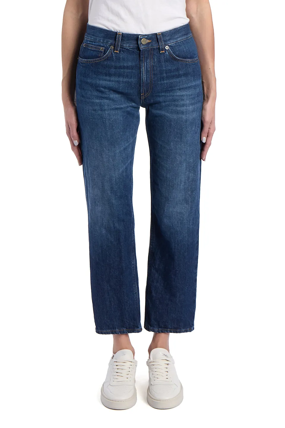 Dondup Dafne DP924 jeans donna Blu regular denim