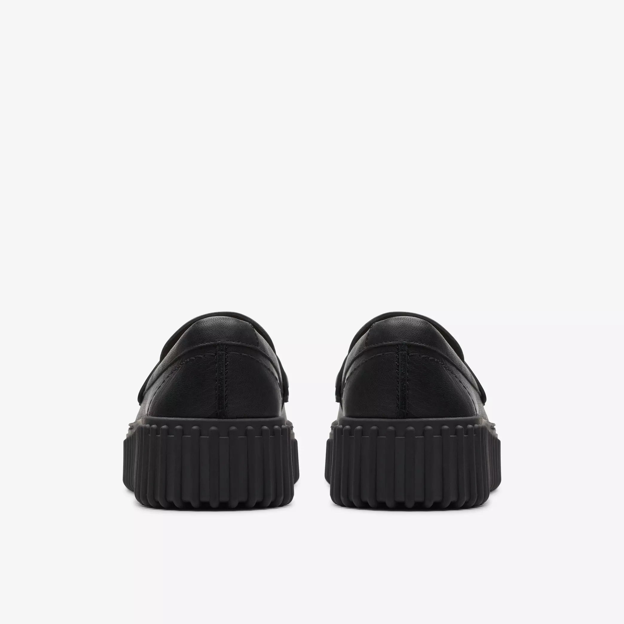 Clarks Torhill Penny 26174870 Mocassino Pelle Nero Tacco 4cm