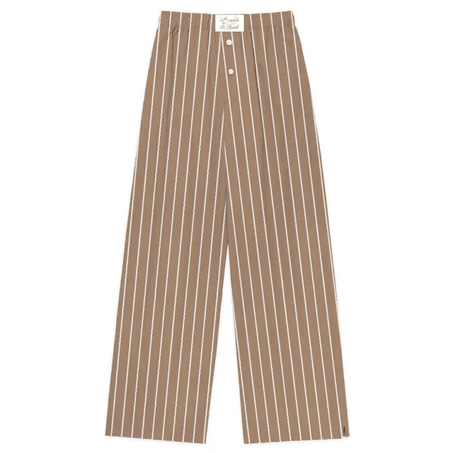 MC2 Saint Barth Doha 01474L pantalone donna righe marrone