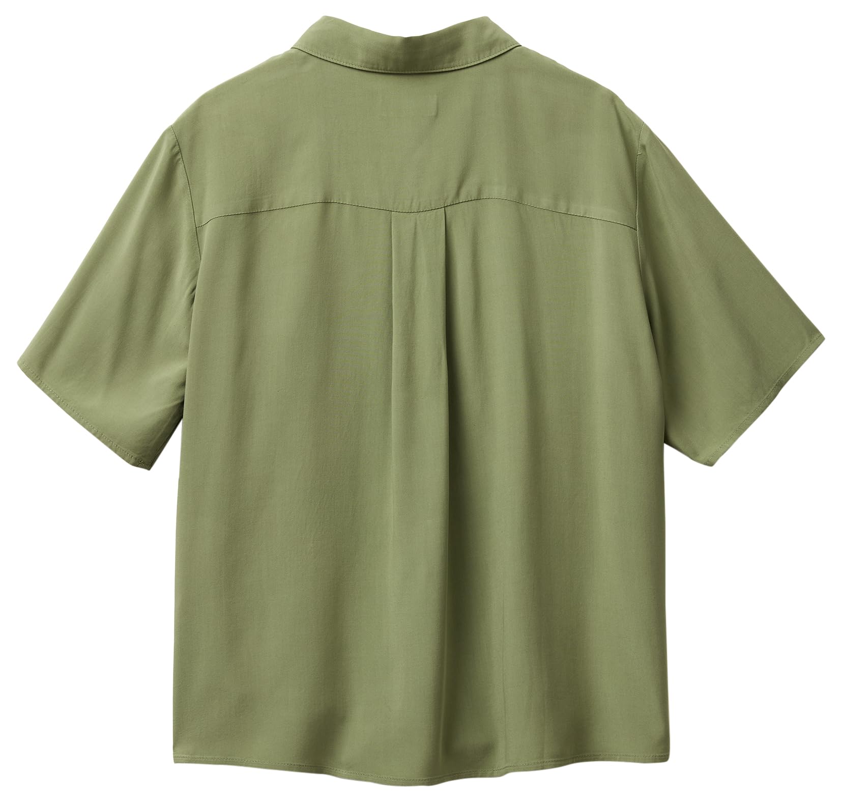 United Colors of Benetton 5WPWDQ0B1 Camicia Donna Verde