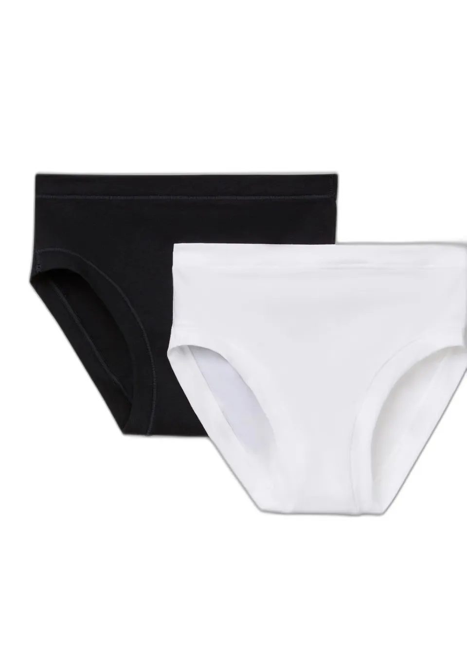 Benetton Slip Bambina 160 Cotone Organico Rosa Nero