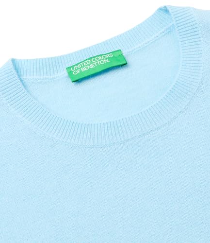 Benetton Maglieria 1002d1k01 maglia girocollo blu XXS