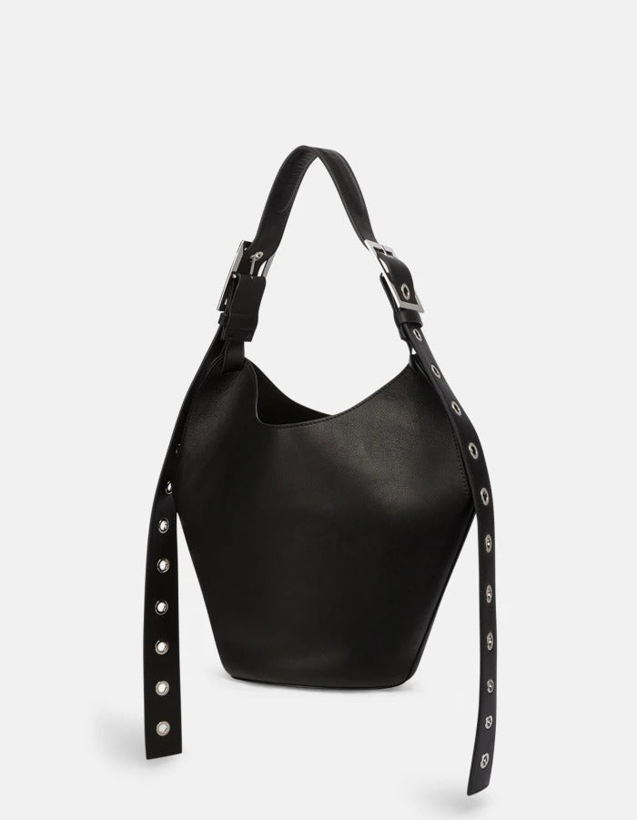 Dondup Hobo Small WB305 borsa pelle nero