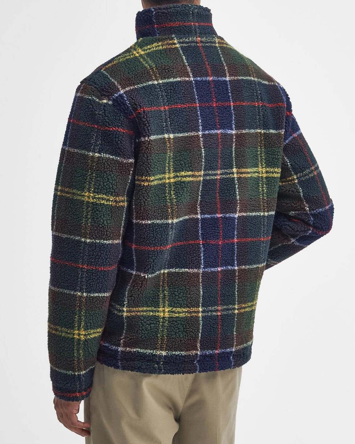 Barbour MFL0187 Sherpa Felpa Pile Classic Tartan Uomo