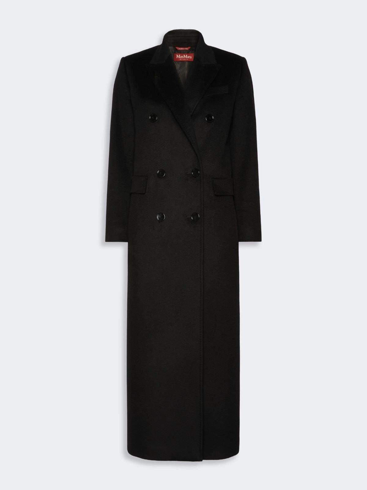 Max Mara Studio Effige MSTEFFIGE013 Cappotto Nero Lana