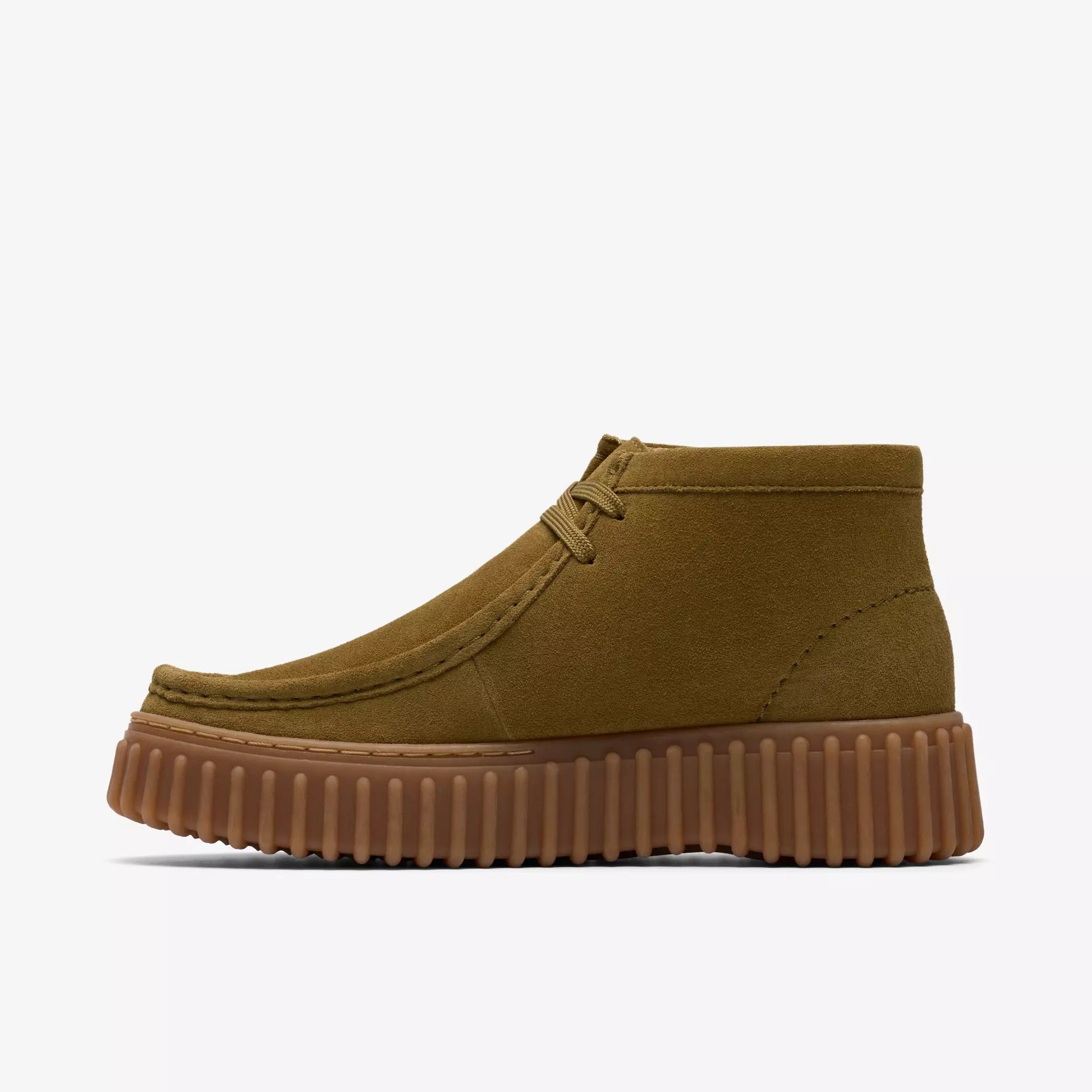 Clarks Torhill Moss 26183872 Scarpa Donna Olive Scamosciata
