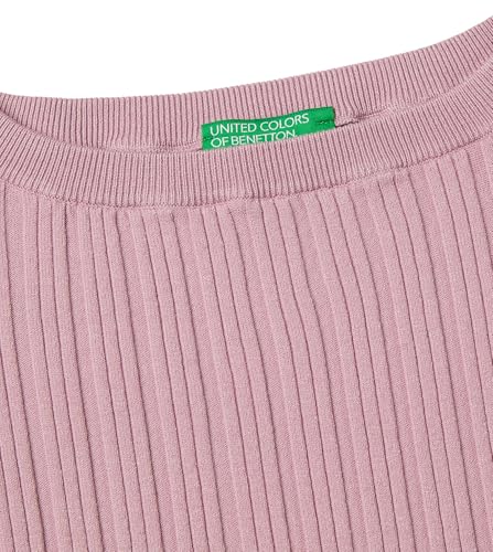 Benetton Maglieria 1wznd10g9 maglia barchetta viola viscosa