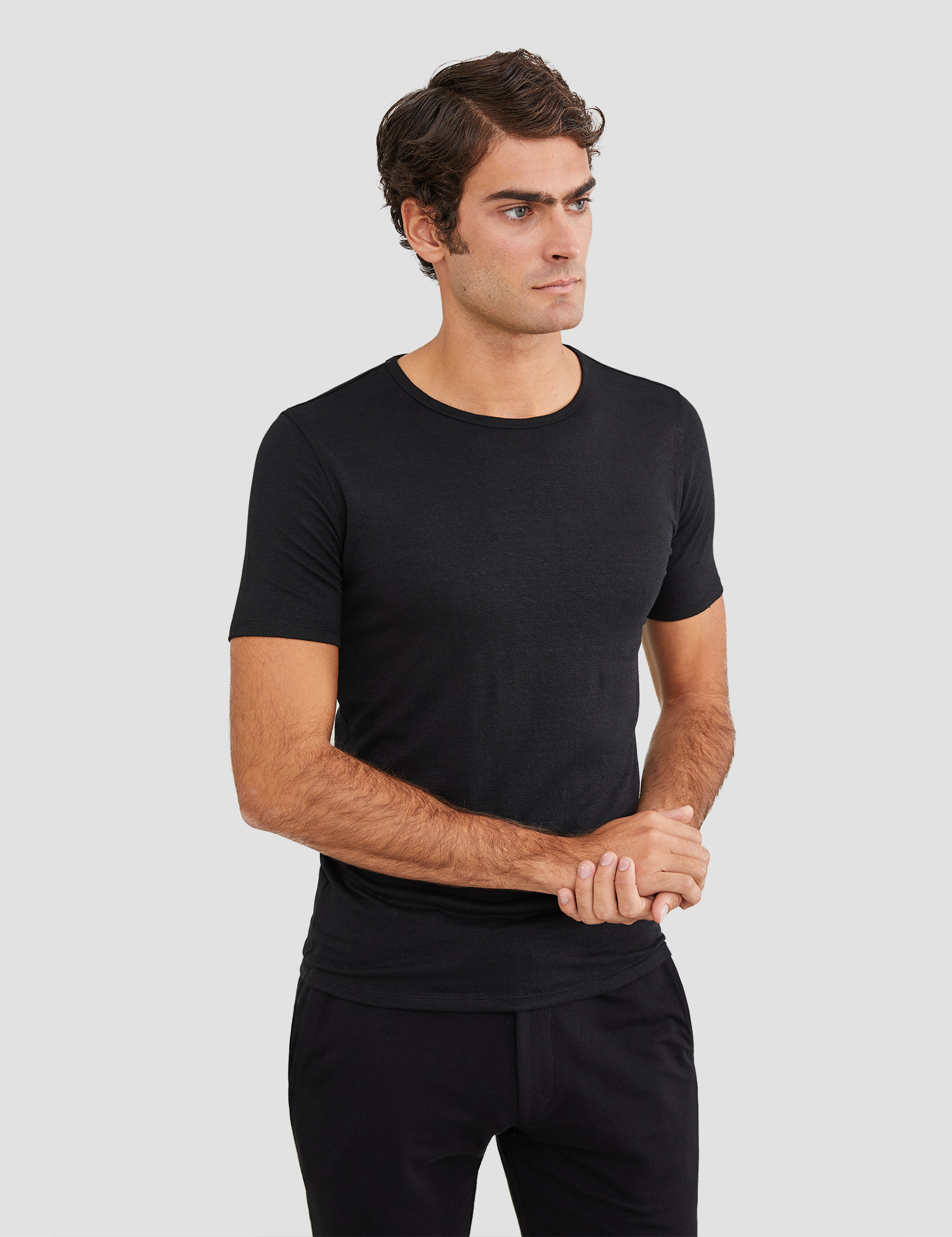 Stefan Brandt Lino LI 180E T-shirt cotone regular uomo