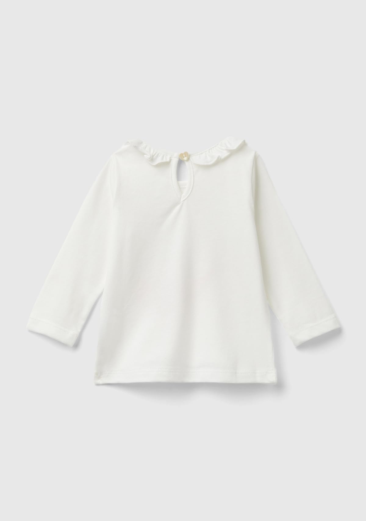 Benetton T-shirt 3y5ea105c T-shirt Cotone Bianco 50
