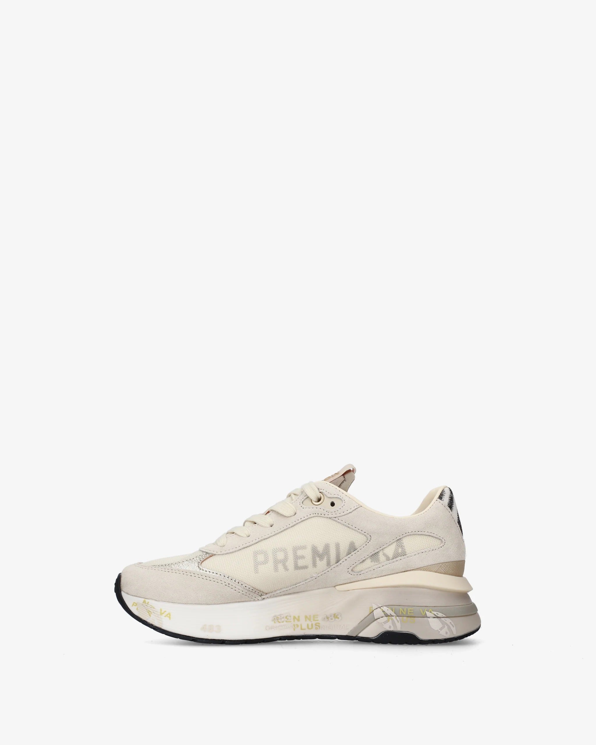 Premiata Moerun D 8080 Sneakers Donna Off White Nylon