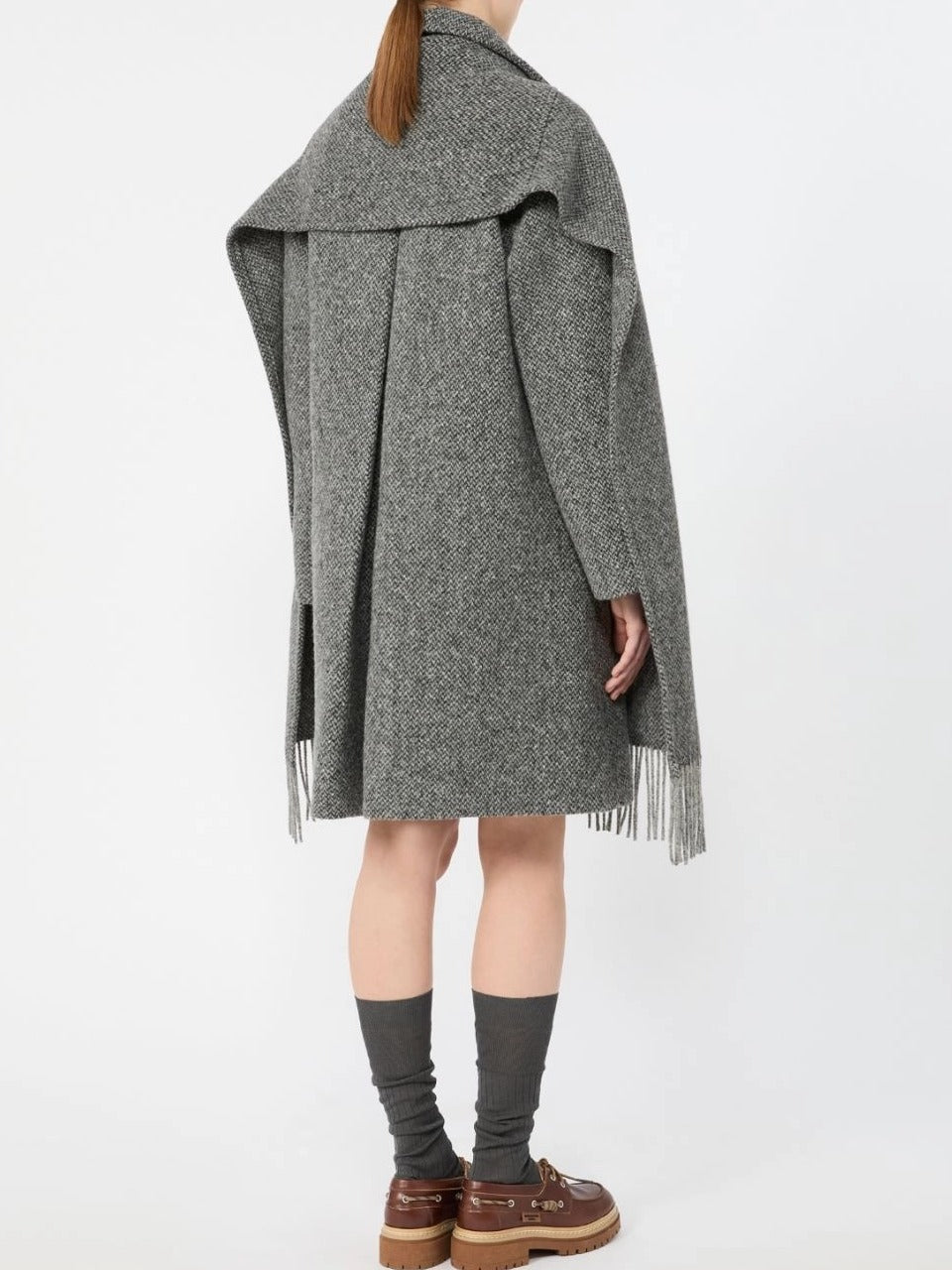 Weekend Max Mara Latino WKDLATINO016 cappotto antracite lana