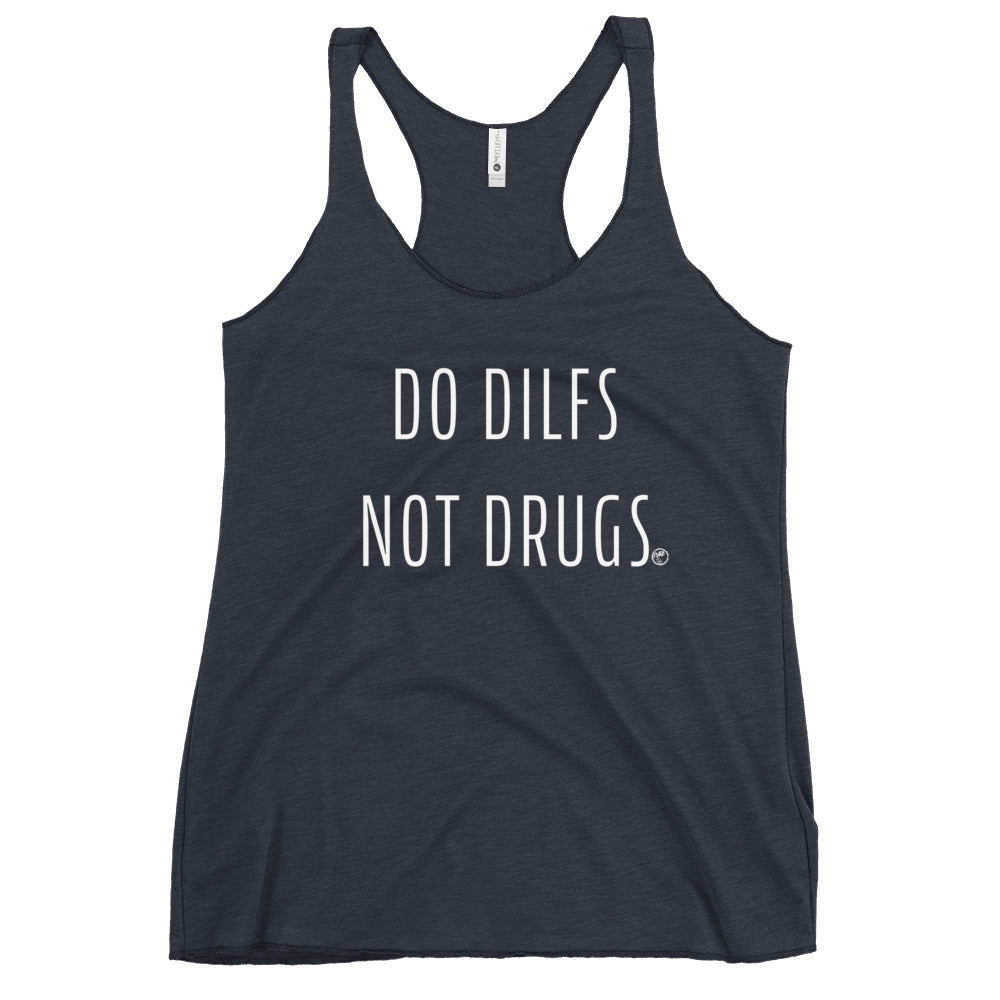 Pure Trash Do Dilfs canotta donna nero vintage racerback