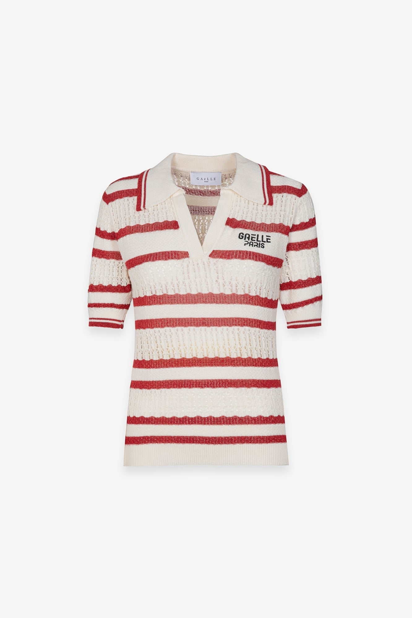 Gaëlle Paris GAABW09443 Polo Punto Moss Rosso