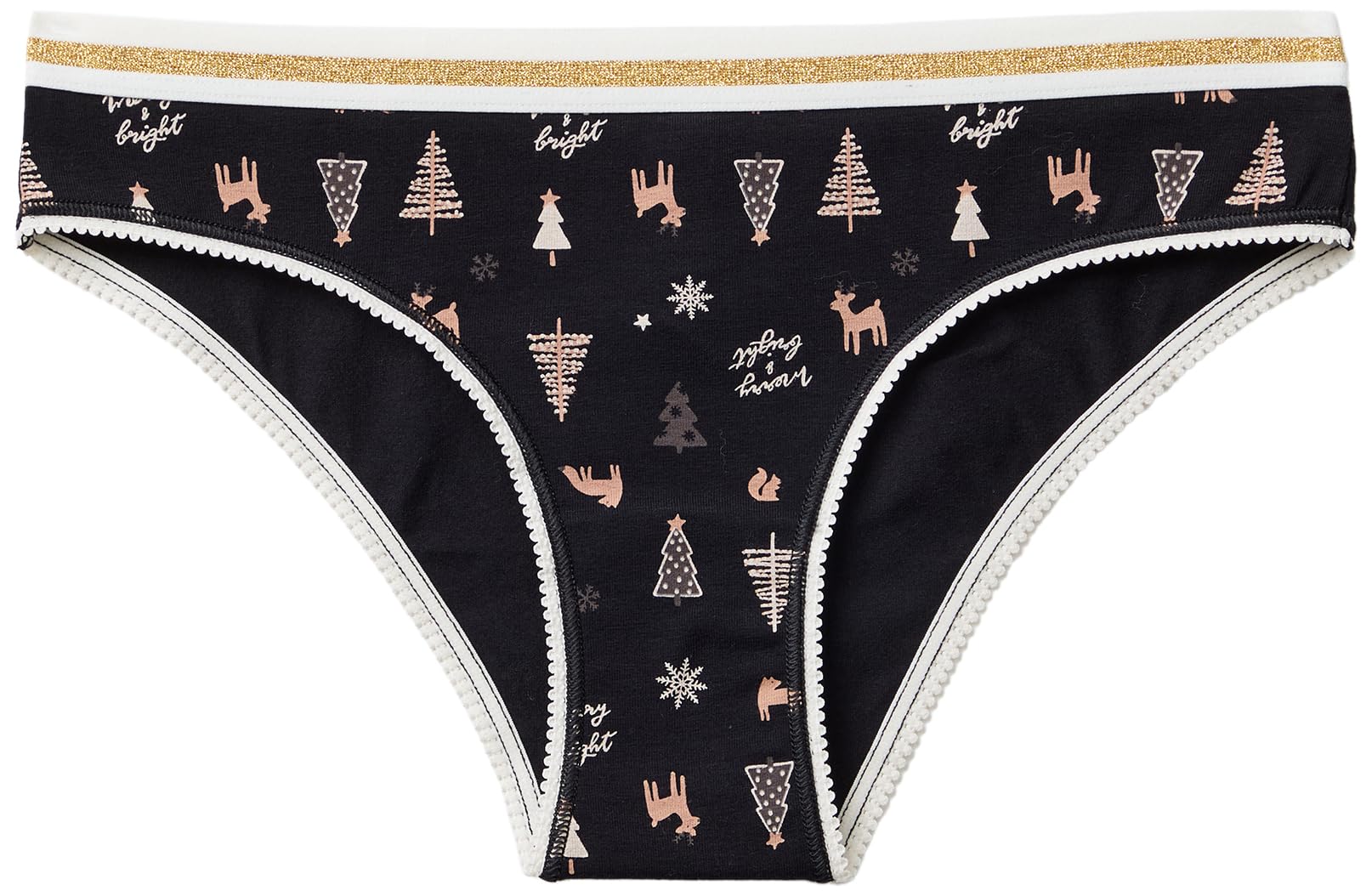 Benetton 3trl1s020 slip donna panna cotone