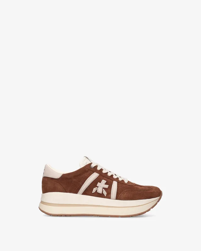Premiata Bethcoin 8509 sneakers donna marrone camoscio